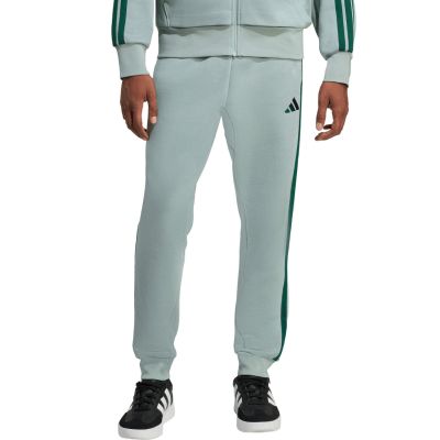 adidas Essentials 3-Streifen Fleecehose für Herren, Mint, KD4836