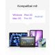 8. inateck Tastaturtablett QWERTZ grau