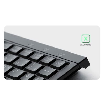 2. KeySonic KSK-3211ELU (DE) Tastatur Home USB QWERTZ Deutsch Schwarz
