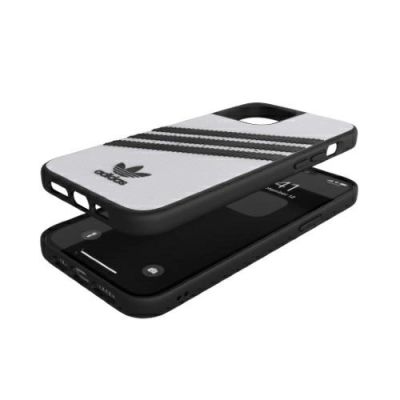 6. Adidas OR Moulded Case PU für iPhone 12 Pro Max - Weiß/Schwarz