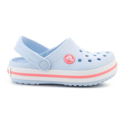6. CROCS CROCBAND KINDER CLOG T BLAU FROST/GUAVA 207005-4XQ