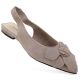 Damen-Ledersandalen mit Blumenmuster, beige, Vinceza 26-66951