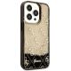 4. Guess GUHCP14LLC4PSGK iPhone 14 Pro 6.1" schwarz/schwarz Hardcase Liquid Glitter 4G Transculent