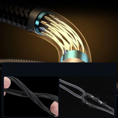 9. Joyroom Gaming-Kabel S-CL020A6 Lightning (gewinkelt) / USB-C (gerade) 20 W 1,2 m – schwarz