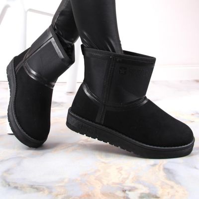 4. Big Star W INT1751B Plateau-Schneestiefel schwarz