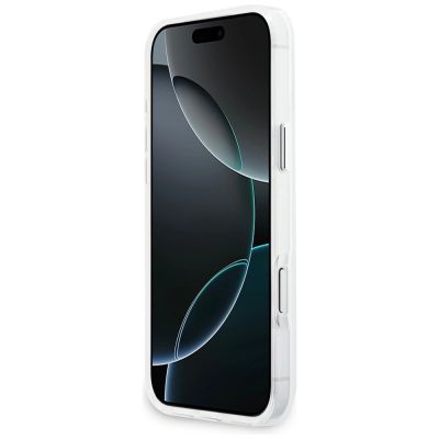5. Guess IML Gradient Triangle Logo MagSafe Hülle für iPhone 17 Pro Max - Transparent