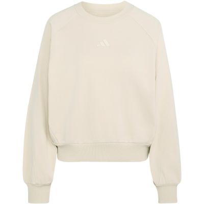 2. adidas Damen-Sweatshirt mit kleinem Logo, beige, KV9823