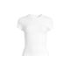 4. CASALL Damen-T-Shirt mit definiertem Rippstrick, Weiß