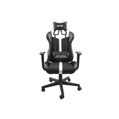12. FURY AVENGER XL GAMING STUHL SCHWARZ UND WEISS NFF-1712
