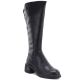 Schwarze Damen-Ankle-Boots aus Leder, Vinceza FIO27-67056