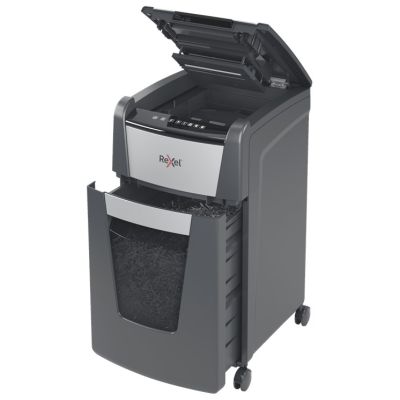 4. Rexel Optimum AutoFeed+ 225X Aktenvernichter (P-4), 225 Blatt, 60-Liter-Auffangbehälter