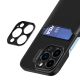7. Leder Stand Case für iPhone 14 Pro Max Cover Card Wallet mit Ständer schwarz