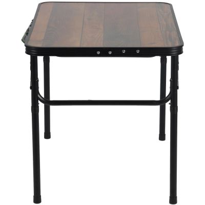 6. Klappbarer Campingtisch 75 x 55 x 25-59 cm, Holz