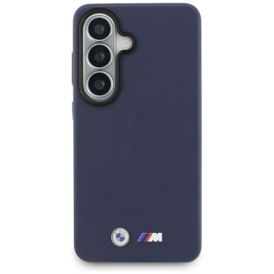 3. BMW M Metal Logo MagSafe Hülle für Samsung Galaxy S26 - Marineblau