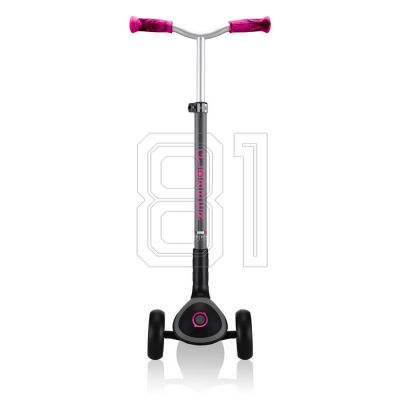 22. Globber Master Prime 3-Wheel Scooter / Black - Neon Pink 664-110