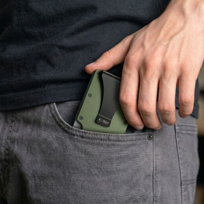 5. Tech-Protect Thorn RFID-Geldbörse – Grün