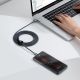 9. Baseus CAJY000701 USB-C – USB-C PD-Kabel 100 W 5 A 480 Mbit/s 2 m – Schwarz