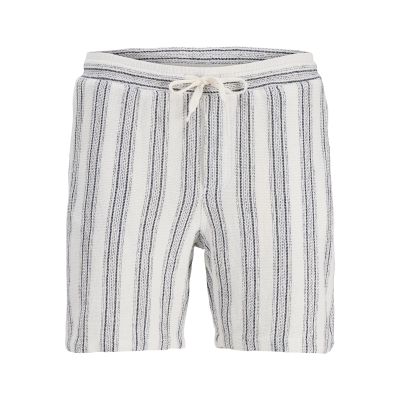 Jack&Jones Herrenshorts JPSTJAIDEN COBA STRIPE JOG SHORTS REG SN 12274413 CLOUD DANCER/STRIPES