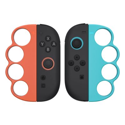 26. Nintendo Switch 23-in-1 Familien-Zubehörpaket 2 – Orange-Blaues Set
