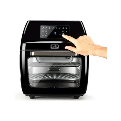 2. Black+Decker Heißluftfritteuse BXAFO1200E (1700W) Fritteuse mit Backofen