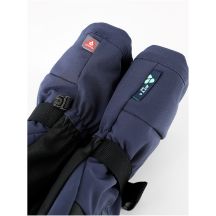 VIKING Norvik Pro Mitten Freeride-Handschuhe für Erwachsene, Marineblau mit beigem Leder, Größe 6