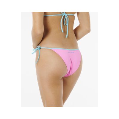 3. Damen RIP CURL Surf Puff Cheeky Bikinihose, Pink