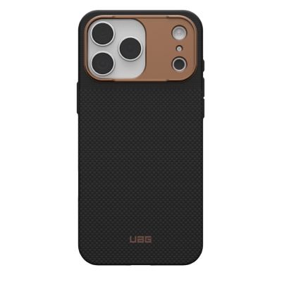 UAG Fibr Armr MagSafe - iPhone 17 Pro Max Hülle kompatibel mit MagSafe (Kevlar Graphit / Bronze)