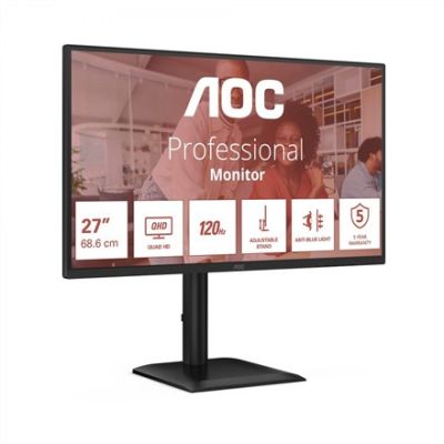 23. AOC E4 Q27E4CV Computermonitor 68,6 cm (27") 2560 x 1440 px Quad HD LED Schwarz