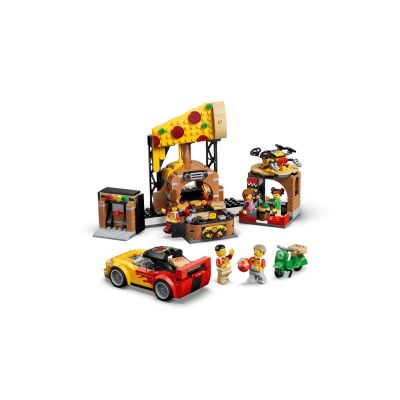 5. LEGO City 60496 – Pizza-Lieferung mit Fahrzeugen