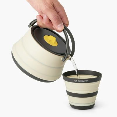 6. Sea To Summit Frontier Wasserkocher 1,3 l, Schwarz, Weiß