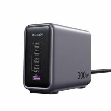 Ugreen 90903B Universelles Handy-Ladegerät Schwarz, Grau AC-Schnellladefunktion