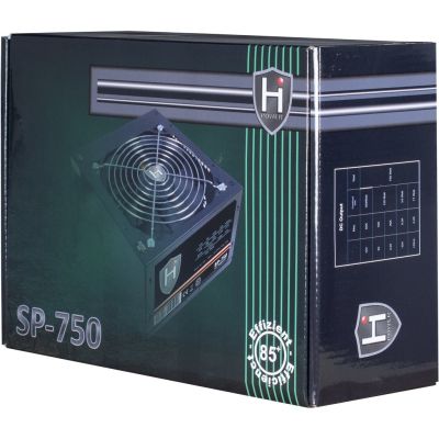 4. Inter-Tech HIPOWER SP-750 Netzteil – 750 W – 100–240 V – 50–60 Hz – 10 A – aktiv – 120 W