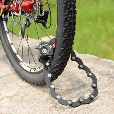 4. Rockbros WL798 Faltbares U-Schloss Fahrradschloss - Schwarz