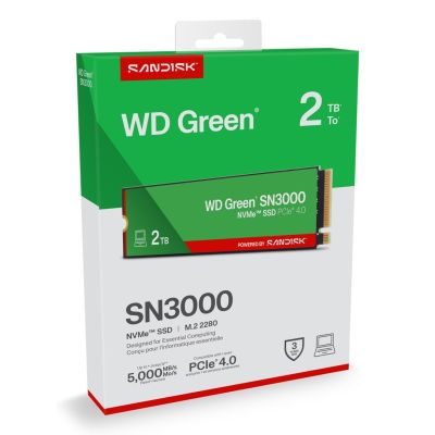 8. WD Green SN3000 2 TB M.2 NVMe SSD WDS200T4G0E