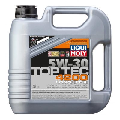 Motoröl Liqui Moly Top Tec 5W30. 4 Jahre Garantie.