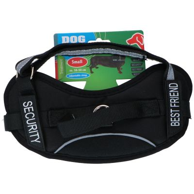 11. Hundegeschirr mit reflektierendem Band, Größe 37–49 cm, klein