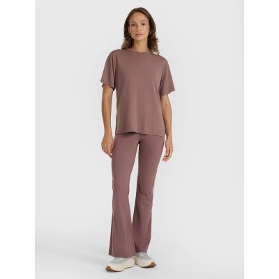 6. Oversize-T-Shirt für Damen aus Modal 4F 4FRAW25TTSHF3408-82S