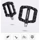 4. Rockbros 2017-12CBK Nylon-Fahrradpedal-Set, Schwarz