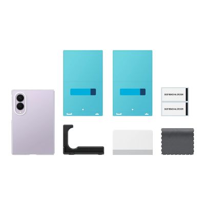5. EF-QF971CTE Samsung Klarsichthülle für Galaxy Z Fold 8 Transparent
