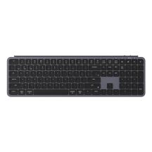 Keychron B6P-K1 Tastatur für Zuhause/Büro, USB + Funk + Bluetooth, Grau
