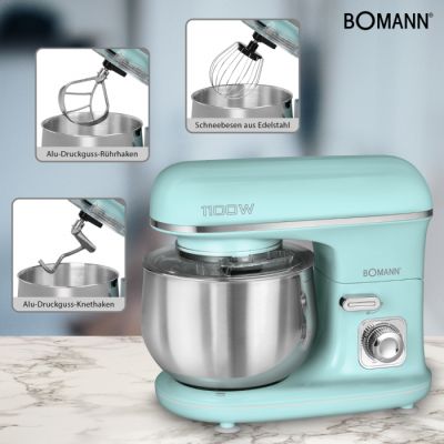 2. Bomann KM 6030 Minz-Küchenmaschine