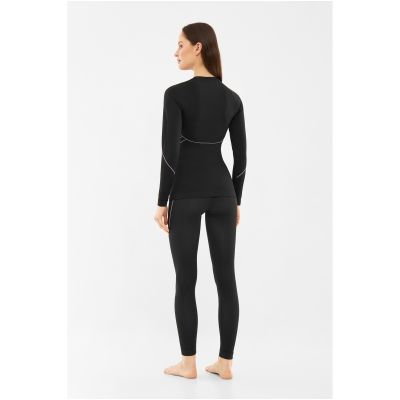 4. Damen-Thermounterwäsche Viking Base Layer Etna 2.0 Set – black/purple Größe: S