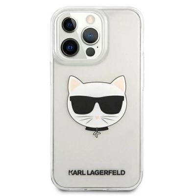 3. Karl Lagerfeld Choupette Head Case für iPhone 13 Pro Max - Transparent