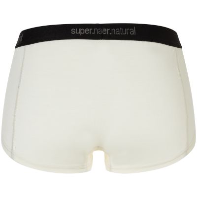 Damen-Sportboxershorts SUPER.NATURAL W TUNDRA175 BOYFRIEND HIPSTER, weiß
