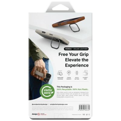 7. Uniq Heldro Pro Magclick Ladehülle für iPhone 17 Pro Max – Braun