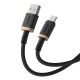 4. Baseus Dura USB-Typ-C-Kabel 60W 2m (Schwarz-Gold)