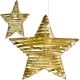 DEKORATIVER STERN 20 LED 30 CM GOLD