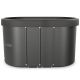 3. VIRTUFIT Ovales Eisbad 500 Liter Anthrazit mit Zubehör