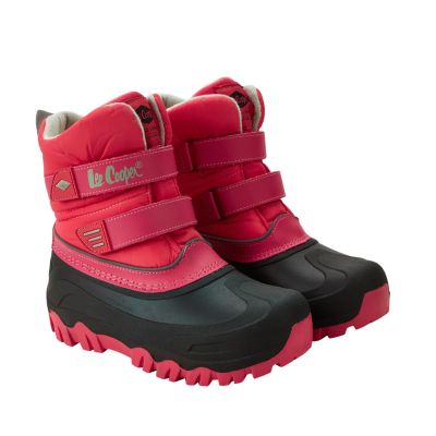 2. Kinderstiefel Lee Cooper rosa-schwarz LCJ-26-44-4574K