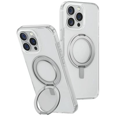 Uniq Swivix 360 Rotating Kickstand Case für iPhone 16 Pro Max - Transparent